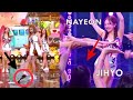 sana kicking jihyo's scarf during alcohol-free performance + nayeon’s reaction 😆