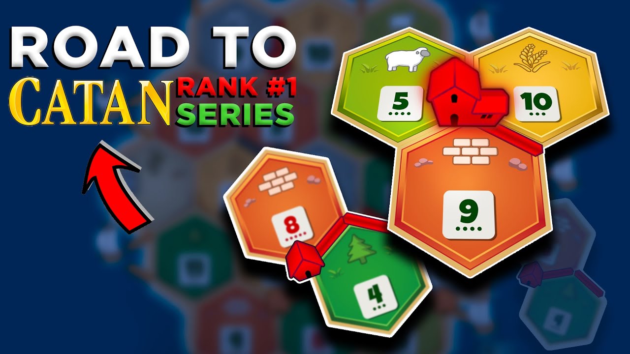 TOP 100 Catan Gameplay - Catan Pro Climbs the Ladder