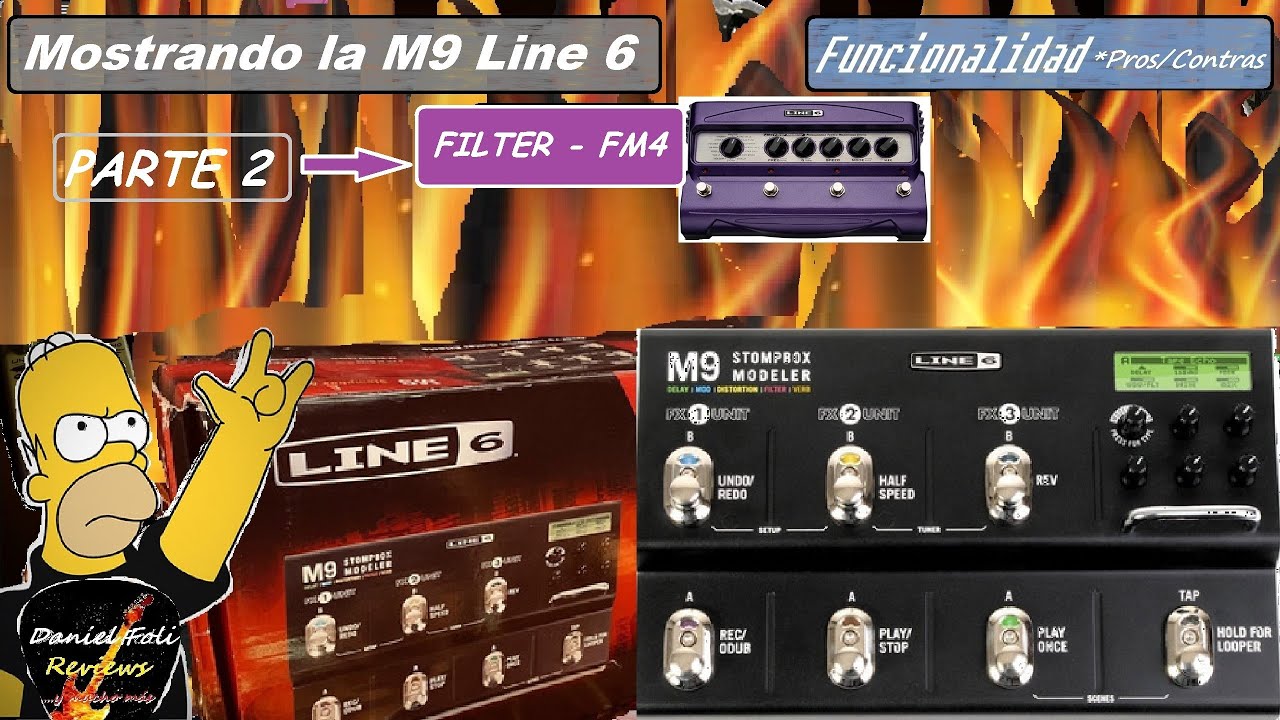 Pedalera Line 6 M9 Filters sonidos del Fm4 Stompbox YouTube