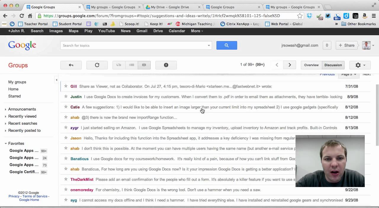 Intro to Google Groups.mp4 - YouTube