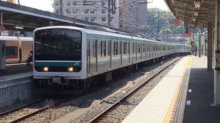 E501系普通水戸行きいわき駅発車