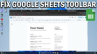 Celebrity How To Fix Toolbar Missing in Google sheets - Easy Fix Wealth