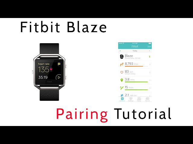 Tutorial How To Pair Fitbit Blaze To Phone - Youtube