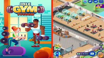 Idle Fitness Gym Tycoon - Workout Simulator Game - Walkthrough Part 1 Gameplay Trailer