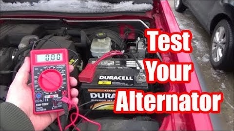 How to Test Your Alternator / Battery with a Multimeter from Harbor Freight