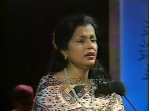 Sudha Malhotra Live   Khwaab Tha Ya Khayaal
