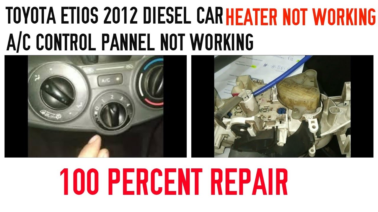 toyota etios heater not working?toyota etios ac control system?Toyota