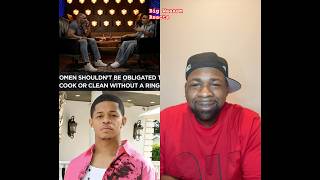#ykosiris said a woman should not have to cook or clean without a ring, do yall agree?? #bigwaaaam