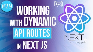 Next JS in Hindi #29 | Dynamic API Routes | req.query | useState() | Kartik Mukati