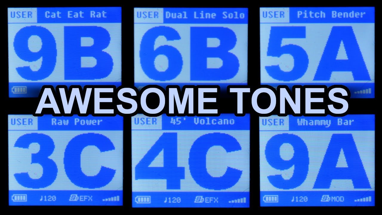 Awesome Collection Of Tones | NUX MG100 Preset Review