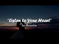 Roxette - Listen to Your Heart with Lyrics