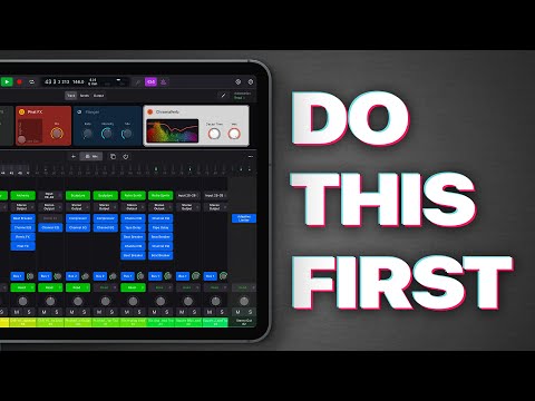 Logic Pro for iPad // Do THIS First!