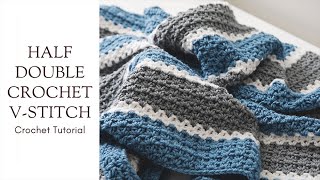 Half Double Crochet V Stitch Tutorial