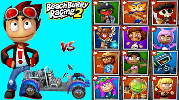 Beach Buggy Racing 2 Android Gameplay | Rez & Lunar Rover vs All Boss Battles