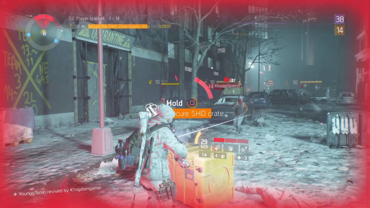 Tom Clancy's The Division Dark Zone supply drop ninja