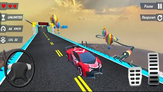 Mega Ramp Car Stunts Racing Impossible Tracks 3D part 6 - Android Gameplay screenshot 5