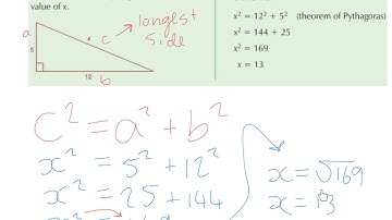 LC OL using pythagoras theorem for right angled triangles