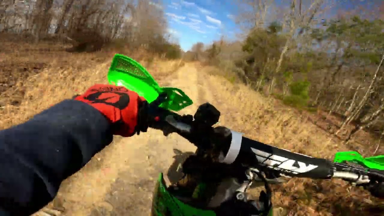 KX450F Trail Riding and Wheelies