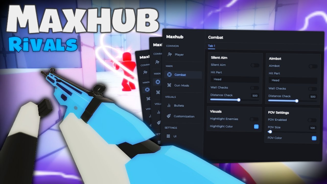 Rivals Script | Legit Aimbot, Silent Aim, Ragebot, Custom Visuals |
