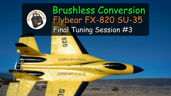 Flybear FX-820 SU-35 2CH Glider 290mm Wingspan RTF Parkjet - Brushless Conversion Final Tune Session
