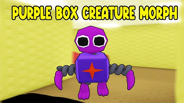 UPDATE - How To Find PURPLE BOX CREATURE MORPH in Find The Backrooms Morphs