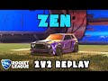 Zen ranked 2v2 pov 520  zen  atow vs jxyyn7  ringa  rocket league replays