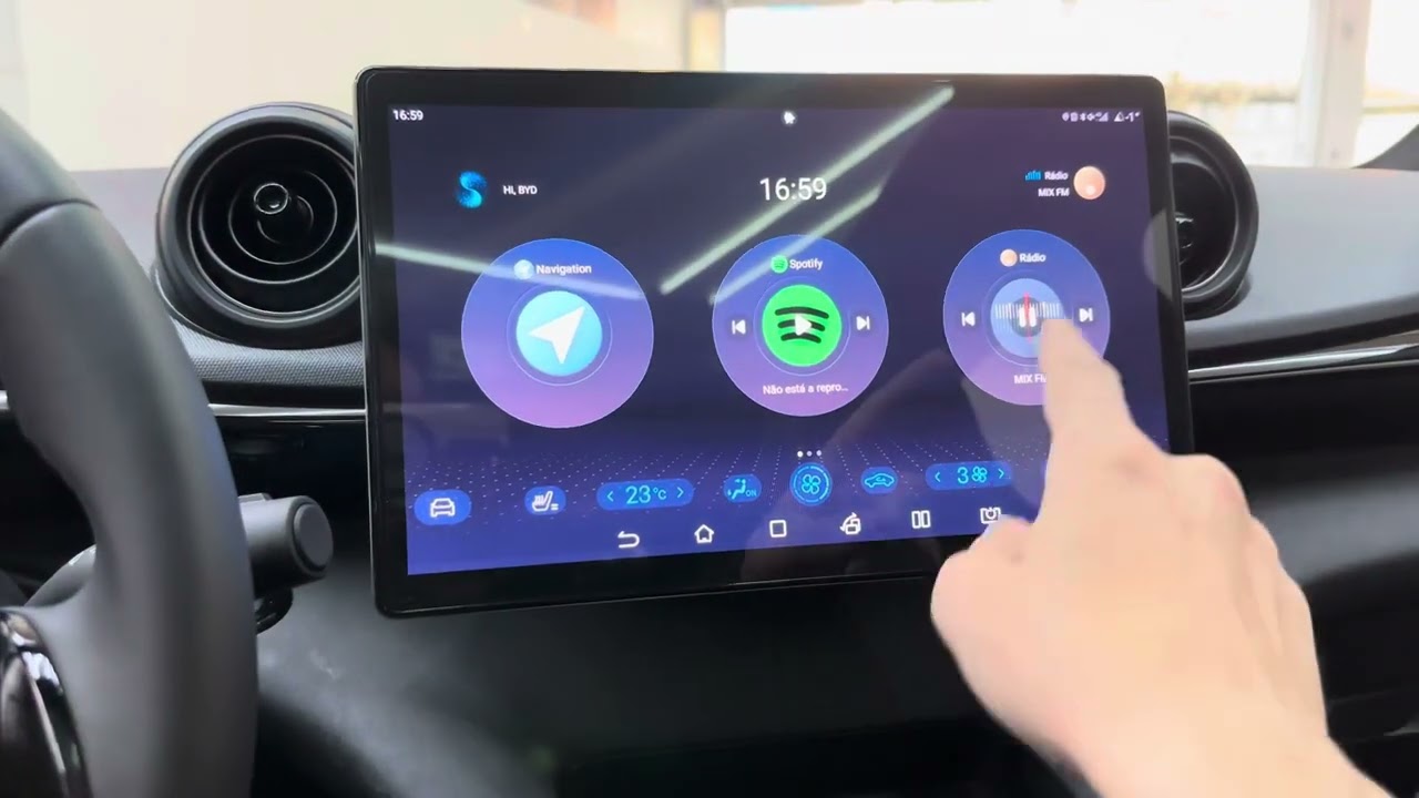 BYD Dolphin Plus | Dashcam DVR - com gravação na tela original do veiculo - ArtsomAuto