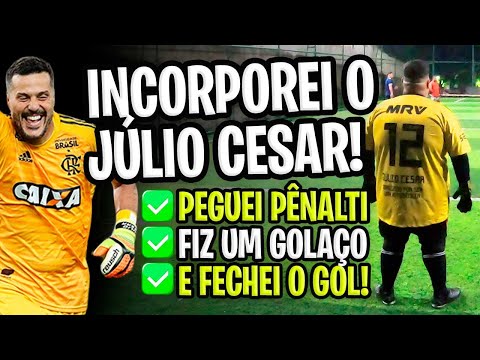 GOLEIRO GORDÃO FECHOU O GOL, VIROU JULIO CÉSAR [EX FLA] PEGOU PÊNALTI E FEZ UM GOLAÇO! - SAULO BONNO