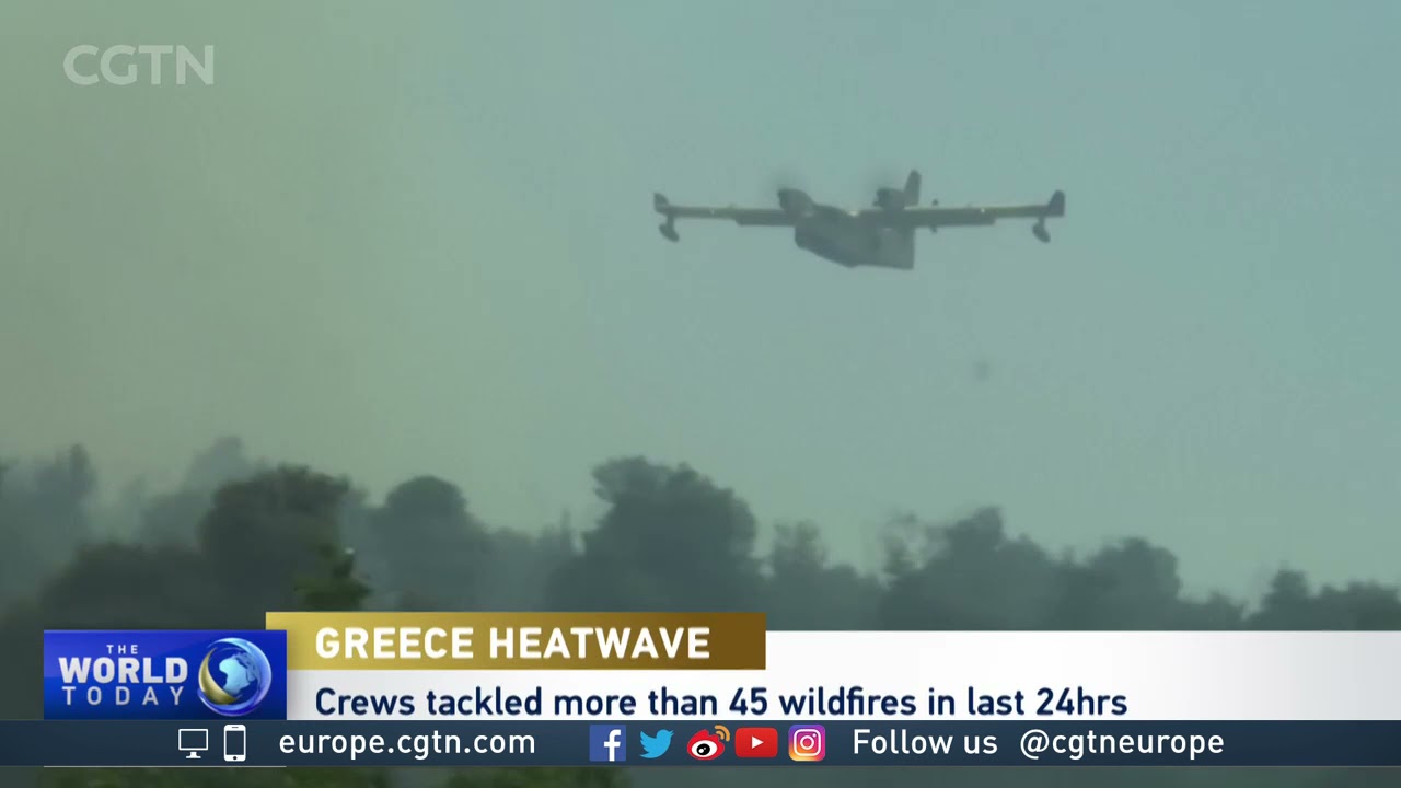 Greece heatwave - Temperatures expected to hit 45 degrees Celsius