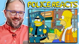 Police Interceptor Reacts To Simpsons Police Scenes
