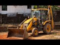 JCB 3DX Front Bucket Red Soil Leveling Skills👌🔥| Construction Machine Skills👍|