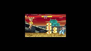 Sagat VS Ryu Street Fighter II Super Golden Edition #streetfighter #capcom #retrogaming #shorts