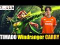 🤯 TIMADO [ Windranger ] HC 7.41b - DOTA 2 HIGHEST MMR MATCH #dota2   #dota2gameplay