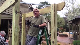 How To Build An Arbor - Son Inlaw