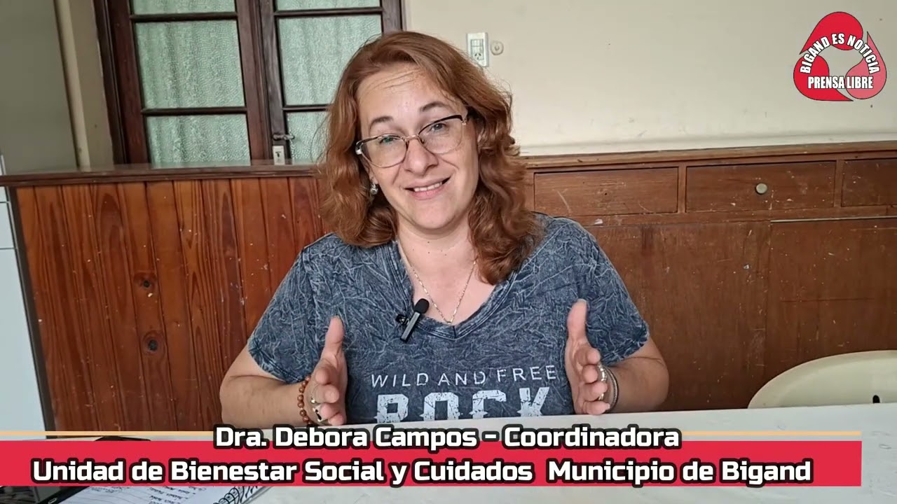 DEBORA CAMPOS COORDINADORA DE LA UNIDAD SOCIAL Y CUIDADOS MUNICIPIO DE BIGAND