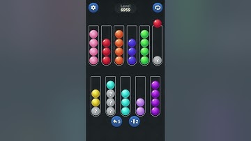 Ball Sort by Infinite Joy: Levels 6958, 6959, 6960