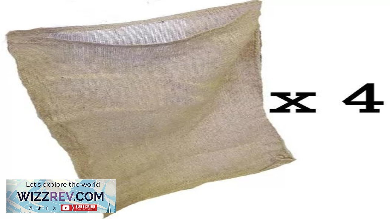 4 NEW 18x30 inch Burlap Bags Burlap Sacks Potato Sack Race Bags