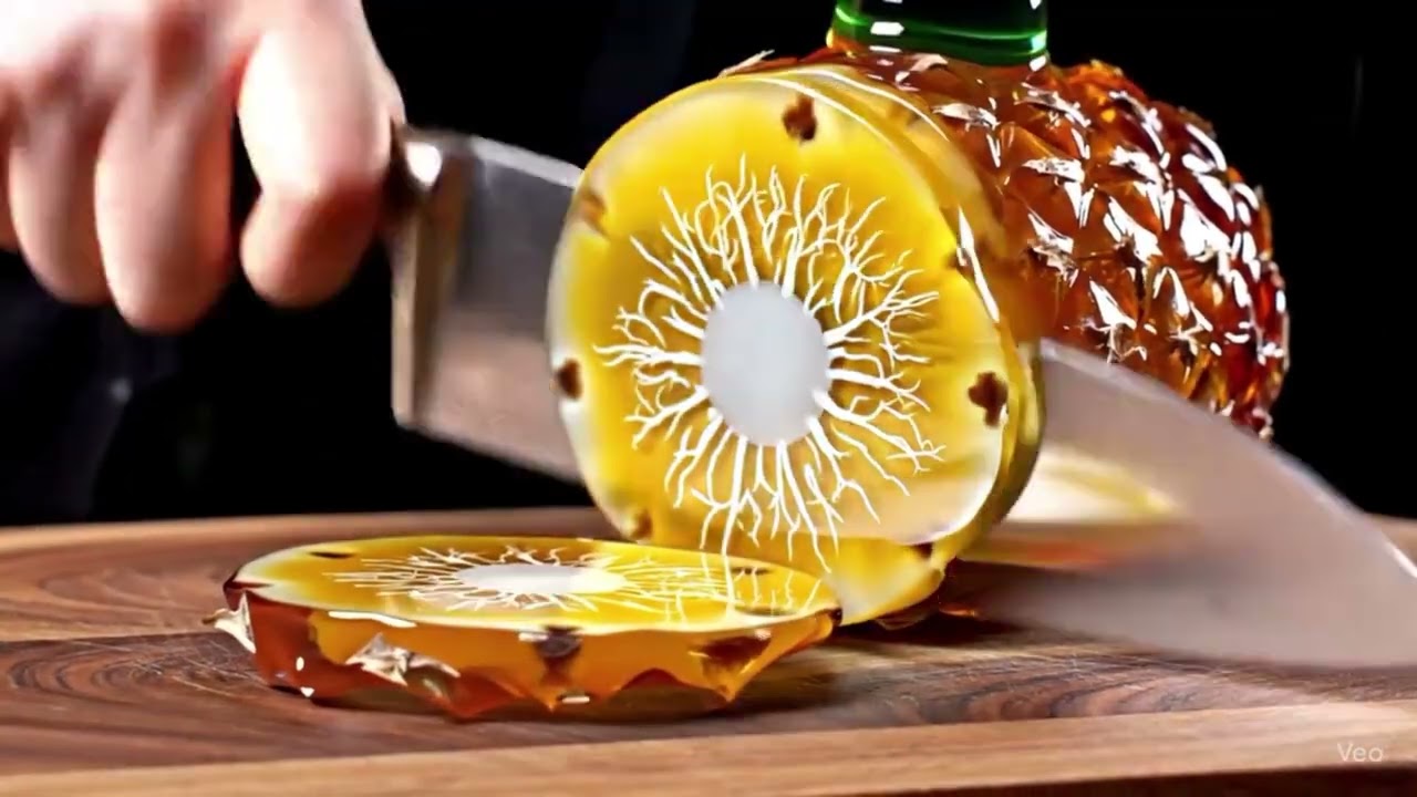 "Cutting the Most Unreal Fruit Ever! 🍍