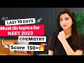Most Important 50 Topics to Score 140+ in Last 10 Days | #akanshakarnwal #neet2023