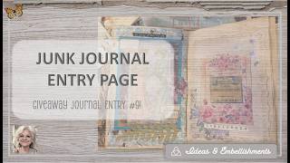 A New Page in the Giveaway Journal! - Entry #9