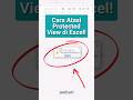 CARA MENGATASI EXCEL TIDAK BISA DIBUKA (PROTECTED VIEW) #excelhacks #exceltutorial #exceltips