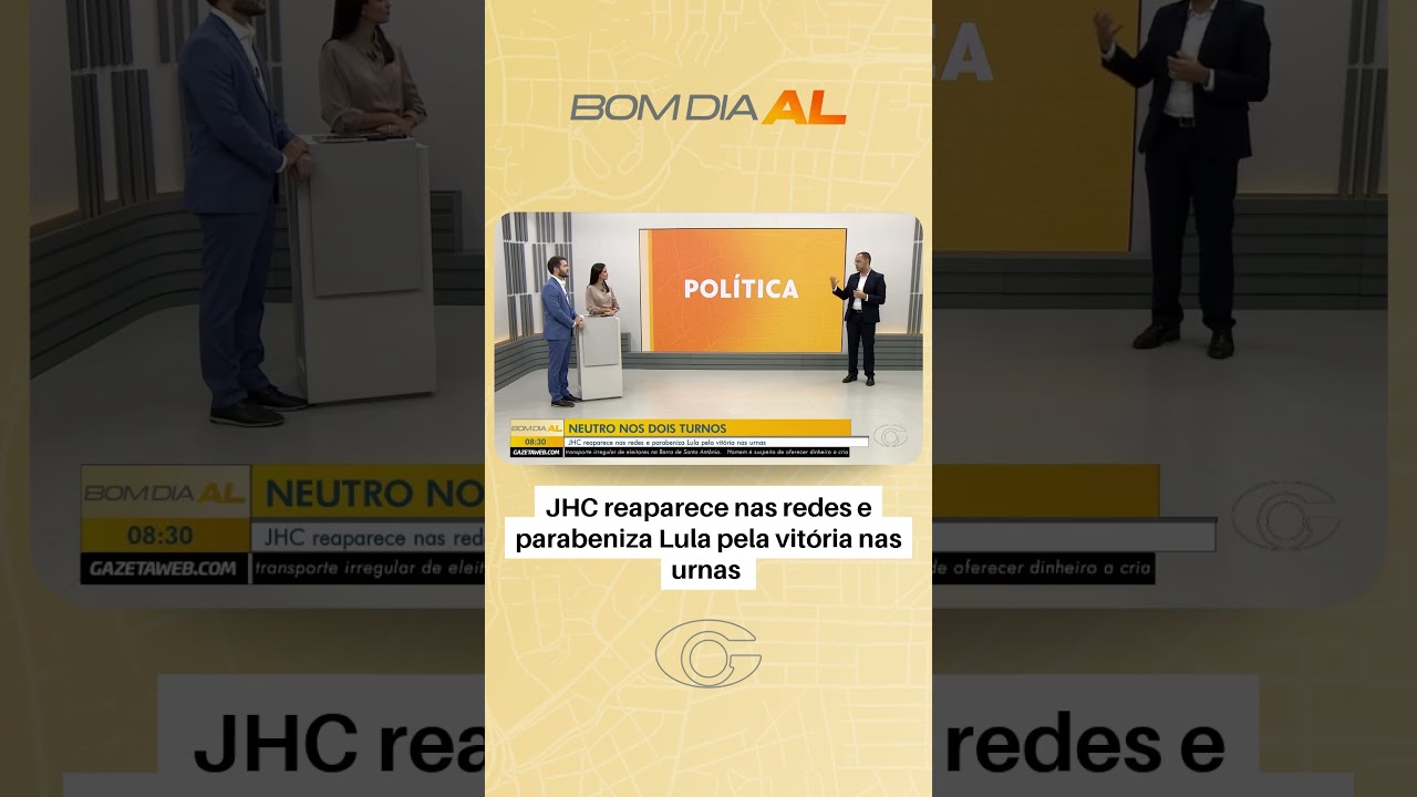 JHC reaparece nas redes e parabeniza Lula pela vitória nas urnas