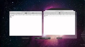 Mac OS X Lion versions demonstration and tutorial