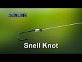 Fishing Knots: Snell Knot【SUNLINE KNOT SCHOOL】