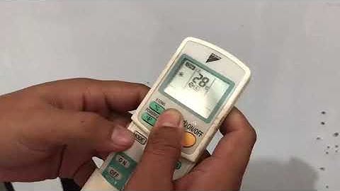 วิธีการเช็ค Error code เครื่องปรับอากาศ Daikin รุ่น FTKC,FTM