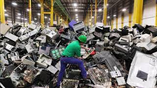 Electronics Removal & Recycling Old TV Computer Monitor Printer Electronics Disposal Services Omaha