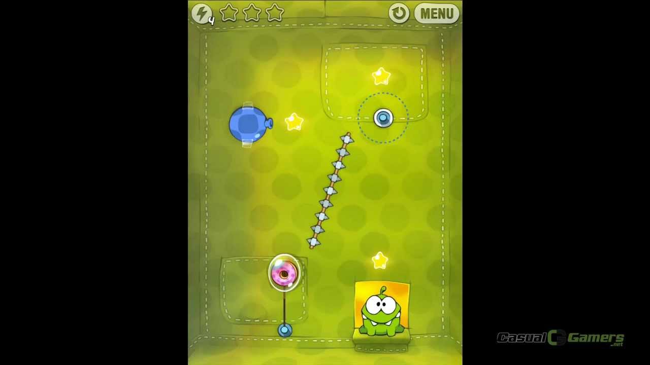 Cut the Rope Fabric Box Level 8 (3 Stars) YouTube