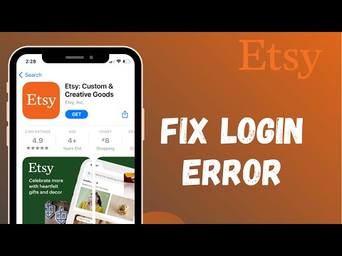 Fix Etsy App Login Error | Sign In Problems? Etsy