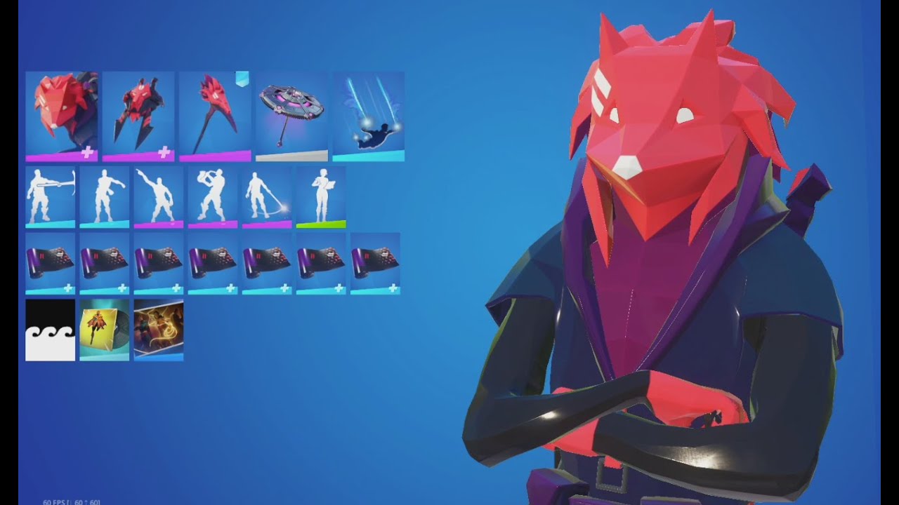 VOX HUNTER Skin Polygon Pack Showcase in Fortnite YouTube