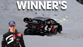 Elfyn Evans Winner Arctic Lapland Rally 2024